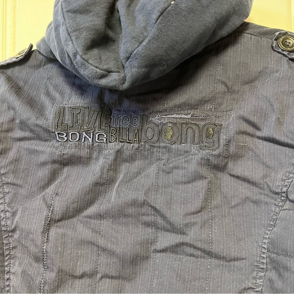 Billabong Vintage Y2K Blue Jacket Size XL - Picture 9 of 10